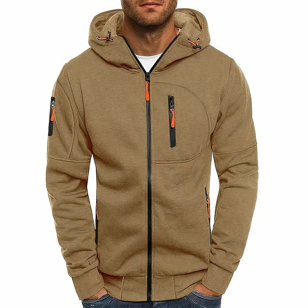 Nathan Men's Hooded Jacket with Zip