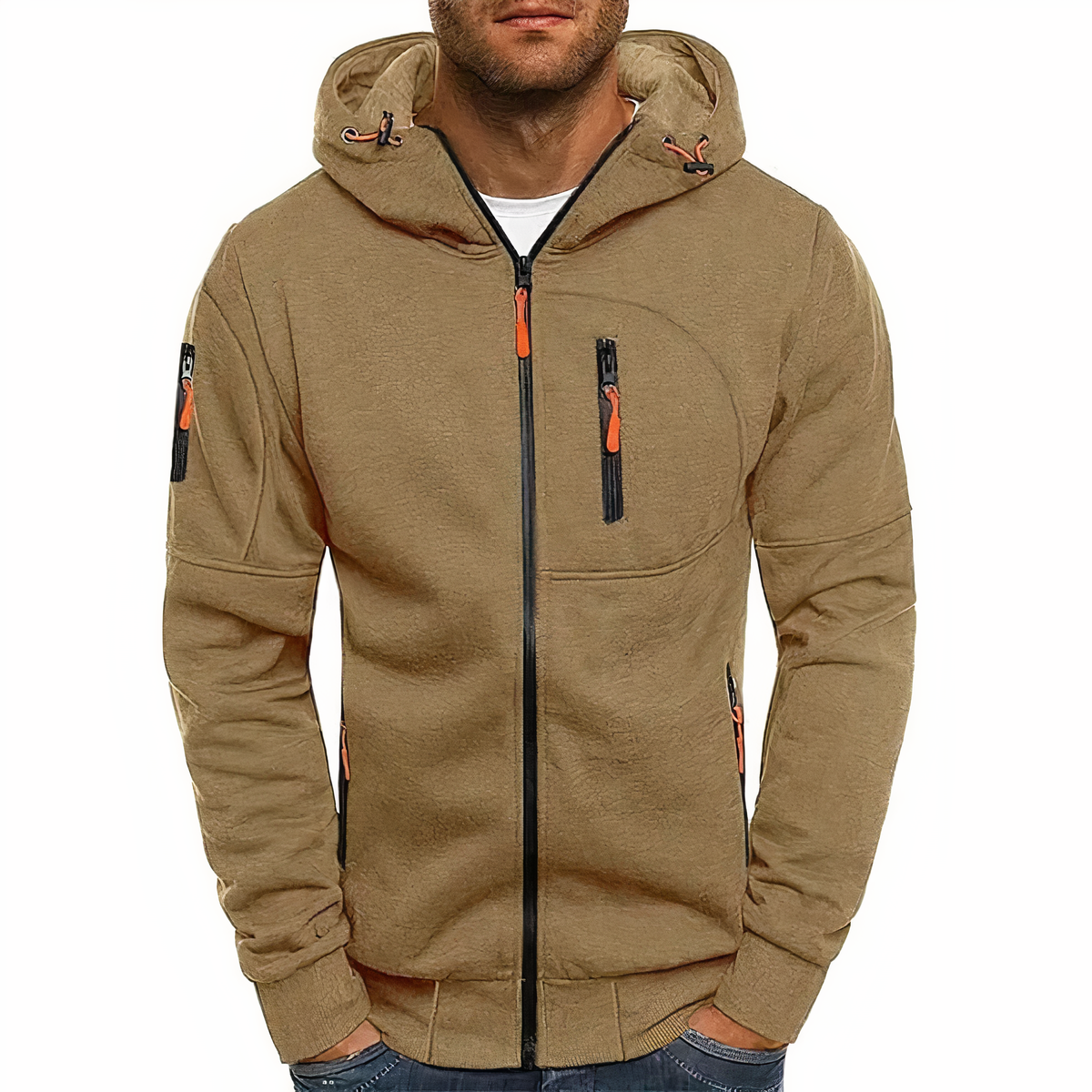 Nathan Men's Hooded Jacket with Zip