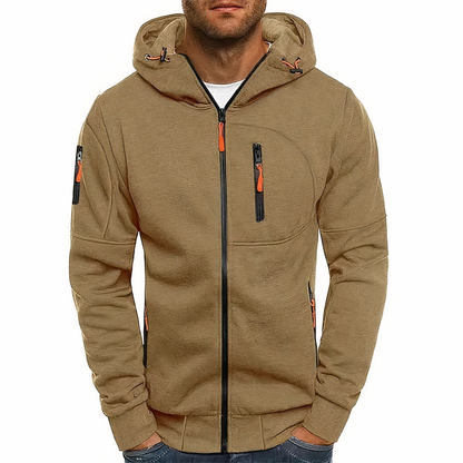 Nathan Men's Hooded Jacket with Zip