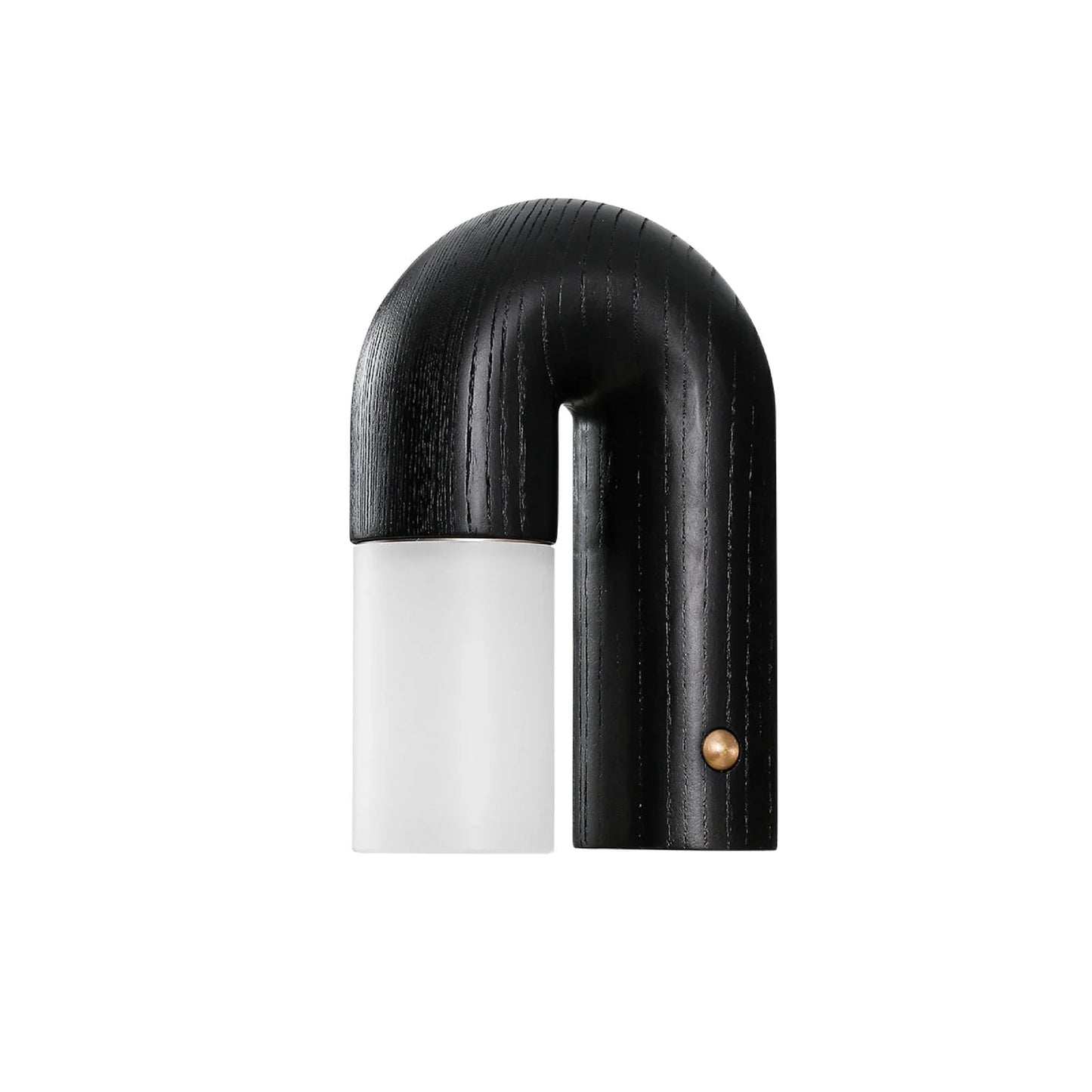 Kiki's Way | Båglampa Curved Wall Light – Wood & Acrylic Diffuser