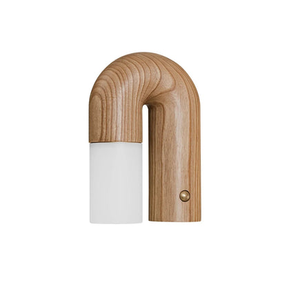 Kiki's Way | Båglampa Curved Wall Light – Wood & Acrylic Diffuser