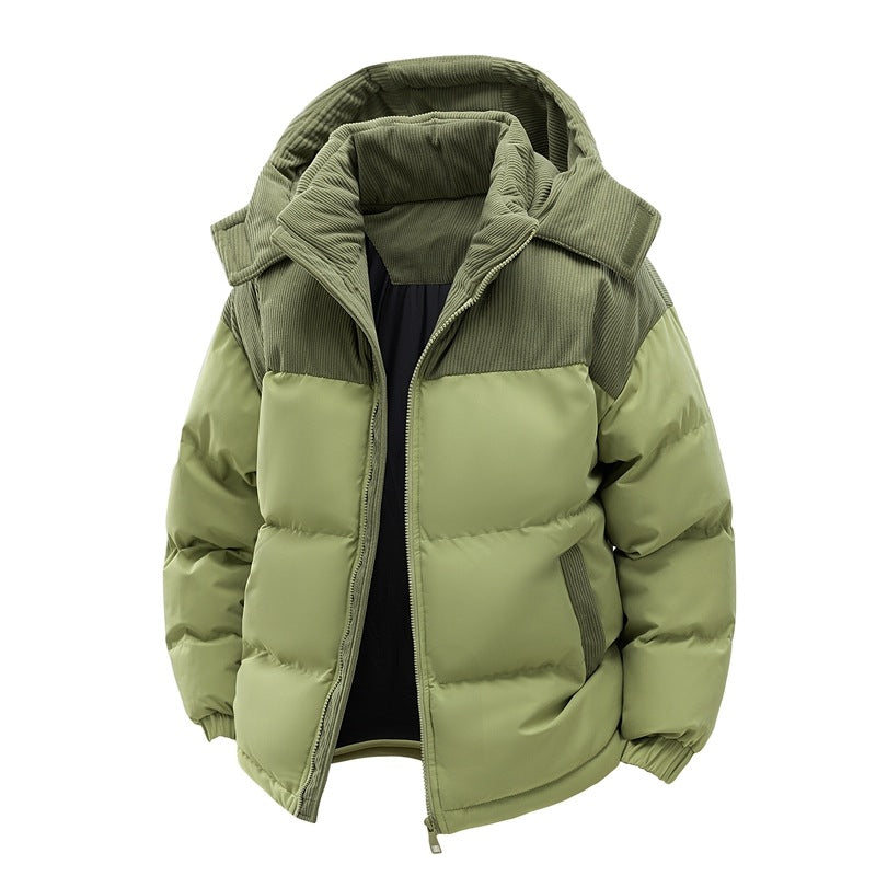 Women's Insulated Puffer Jacket with Cozy Lining and Adjustable Hood System