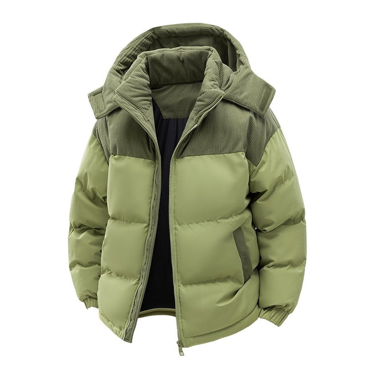 Women's Insulated Puffer Jacket with Cozy Lining and Adjustable Hood System