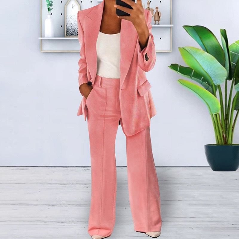 Elegant Wild Set, Blazer and Skirt