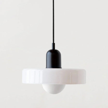 Kiki's Way | Stained Glass Pendant Light – Brass Finish, G9