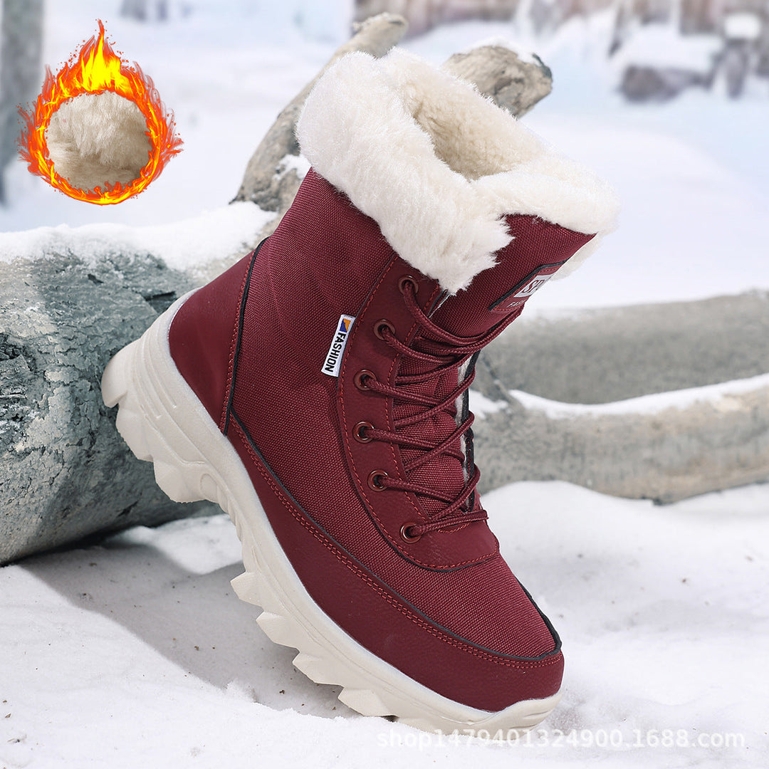 Women's Thermal Winter Boots with Insulating Lining and Non-Slip Sole