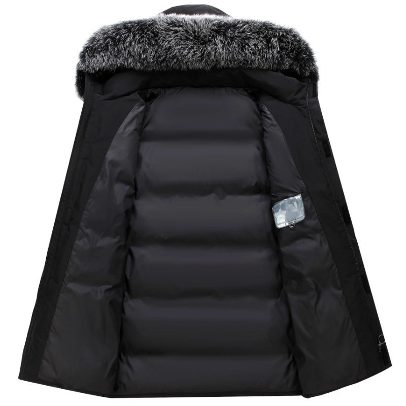Women's Winter Parka with Detachable Hood and Cozy Faux Fur