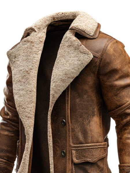 Men's Coat in Classic Aviator Style