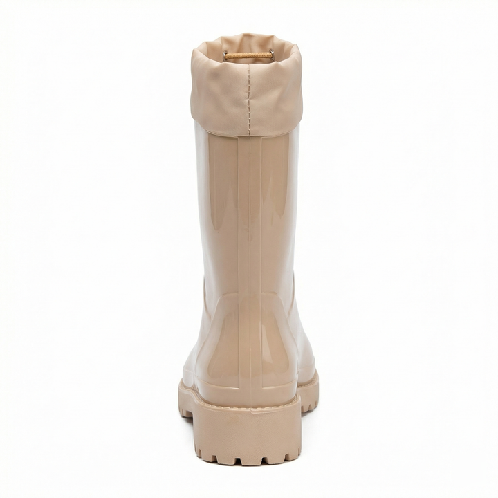Women's Premium and Stylish Rubber Boots with Adjustable Lacing System