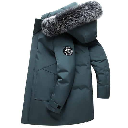 Women's Winter Parka with Detachable Hood and Cozy Faux Fur