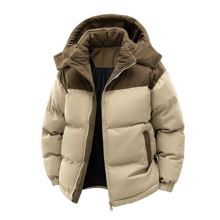 Women's Insulated Puffer Jacket with Cozy Lining and Adjustable Hood System
