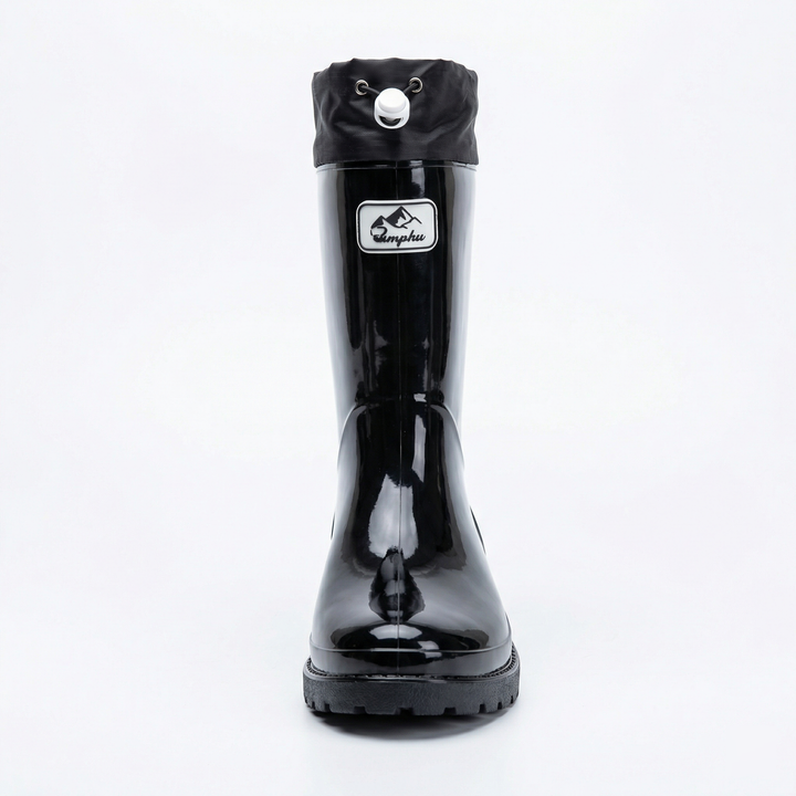 Women's Premium and Stylish Rubber Boots with Adjustable Lacing System
