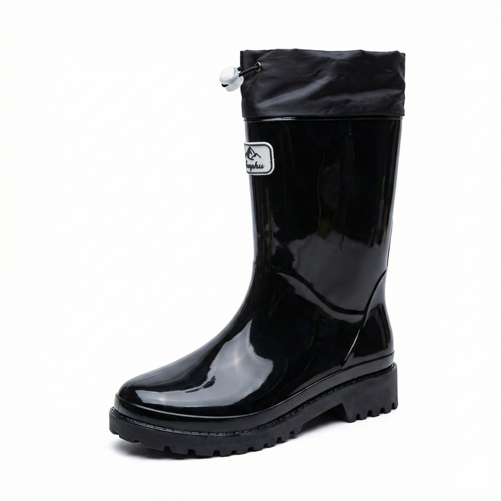 Women's Premium and Stylish Rubber Boots with Adjustable Lacing System