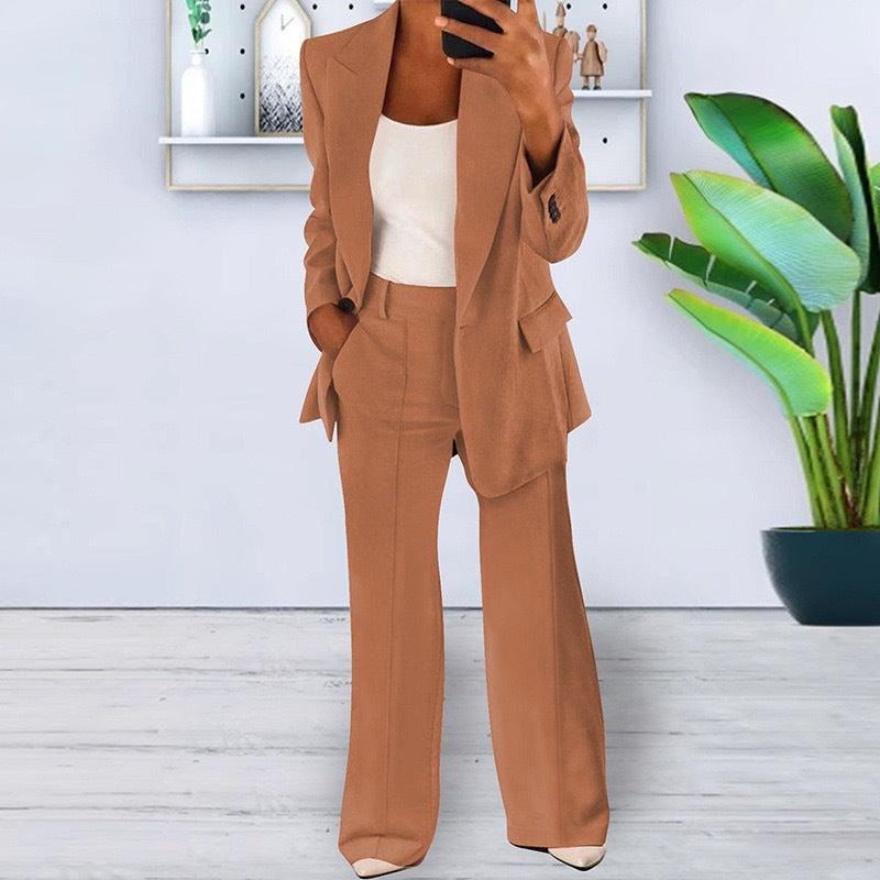 Elegant Wild Set, Blazer and Skirt