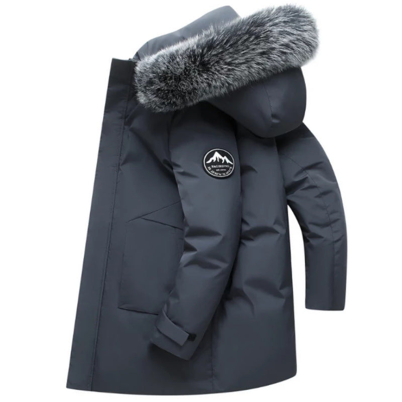 Women's Winter Parka with Detachable Hood and Cozy Faux Fur
