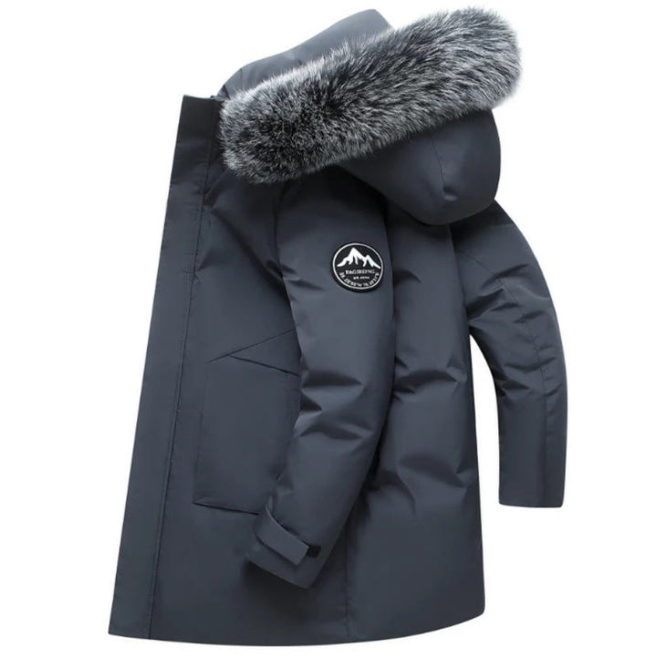 Women's Winter Parka with Detachable Hood and Cozy Faux Fur
