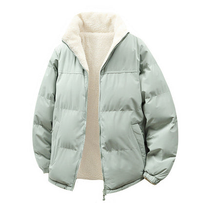 Women's Quilted Jacket with Lining and Pockets - Warm Winter Jacket