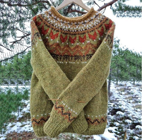 Old Icelandic Knit Sweater