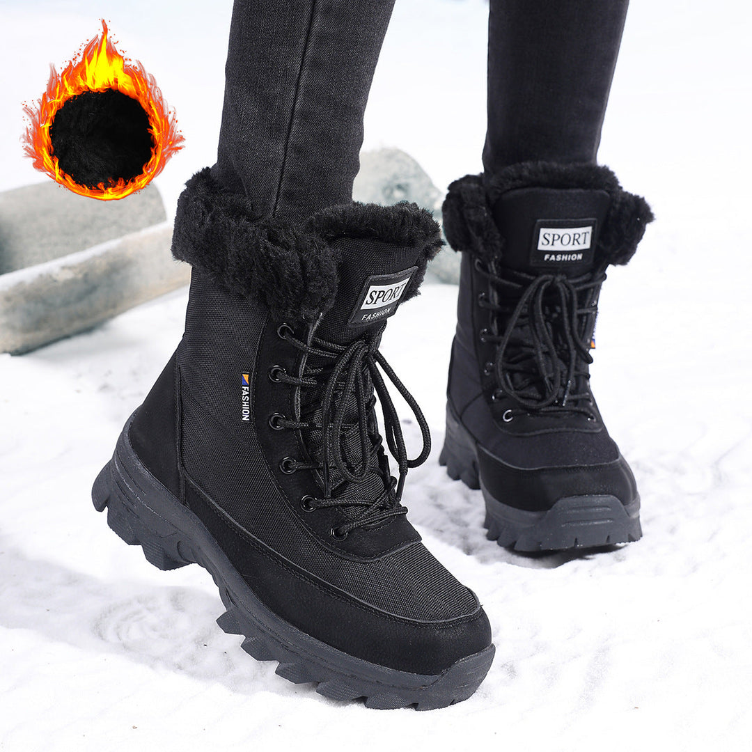 Women's Thermal Winter Boots with Insulating Lining and Non-Slip Sole