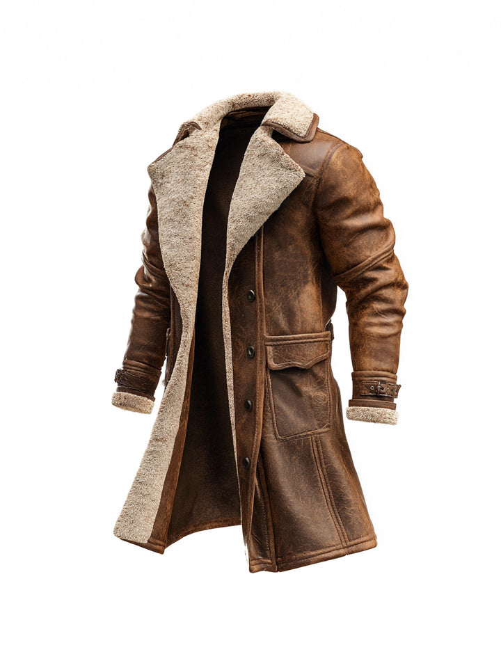 Men's Coat in Classic Aviator Style