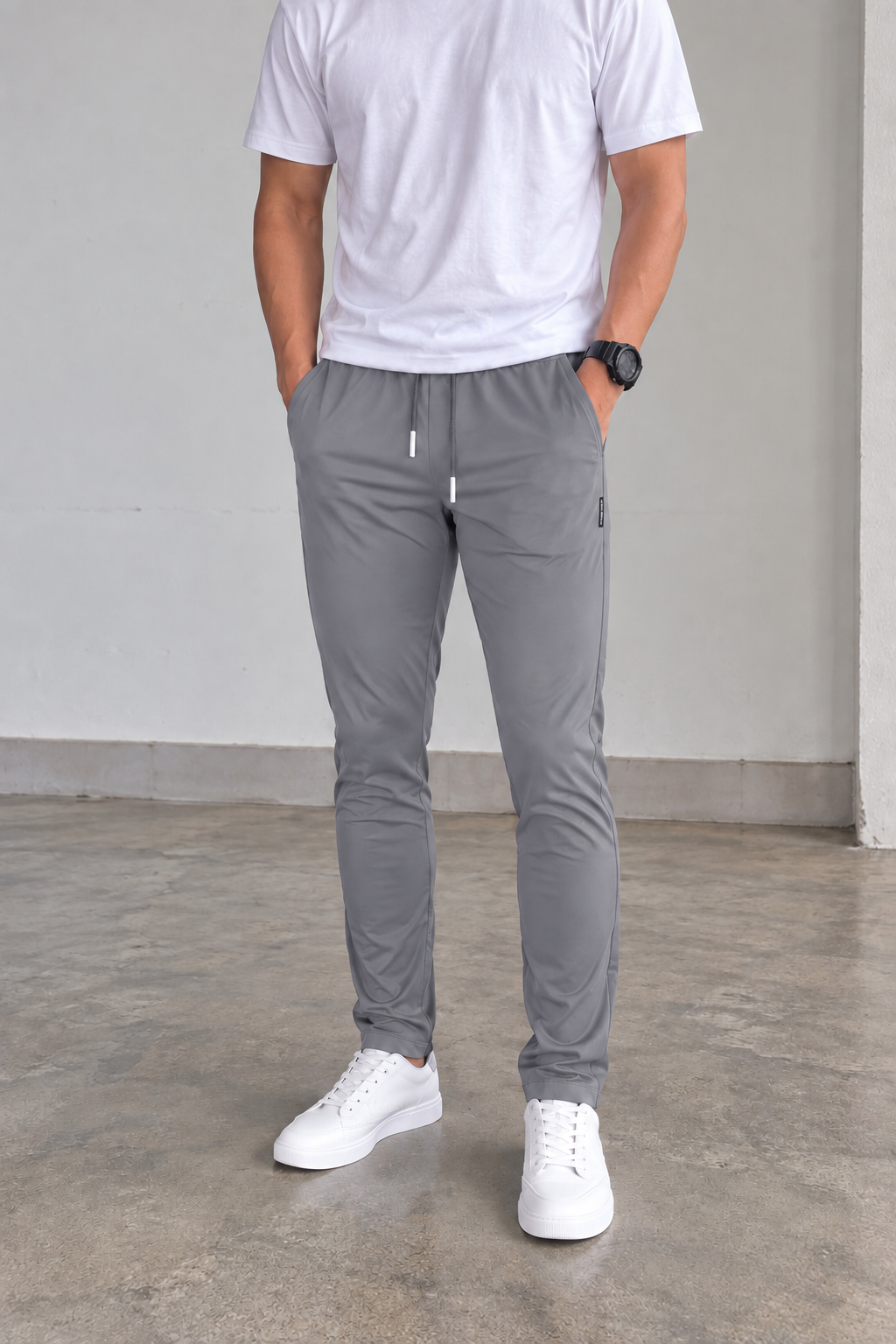 Quick-Drying Pants with Drawstring