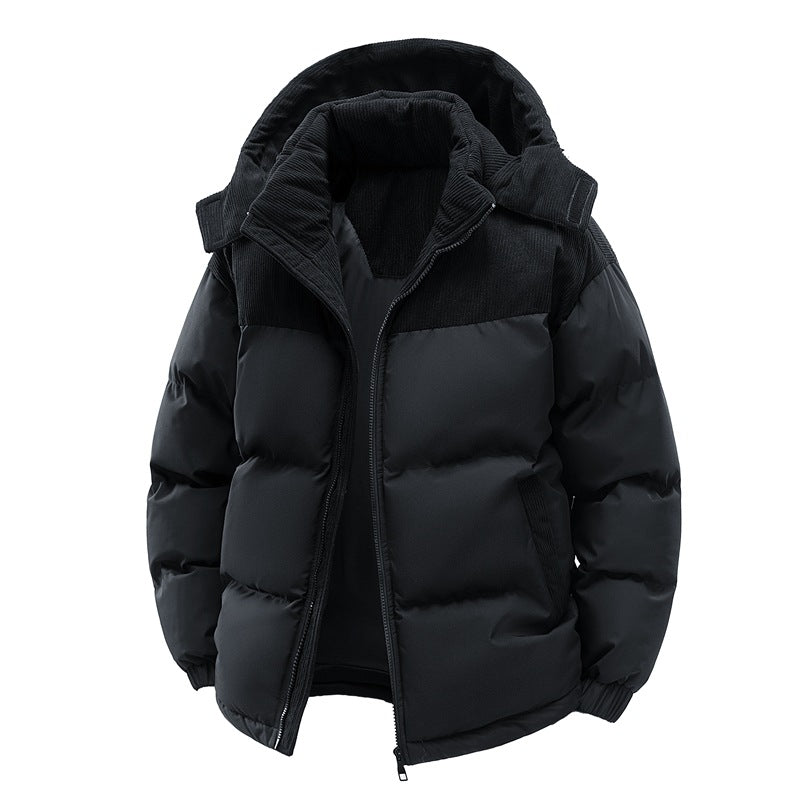 Women's Insulated Puffer Jacket with Cozy Lining and Adjustable Hood System
