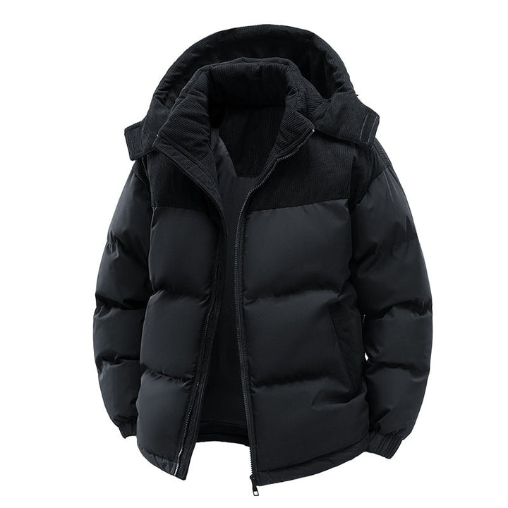 Women's Insulated Puffer Jacket with Cozy Lining and Adjustable Hood System