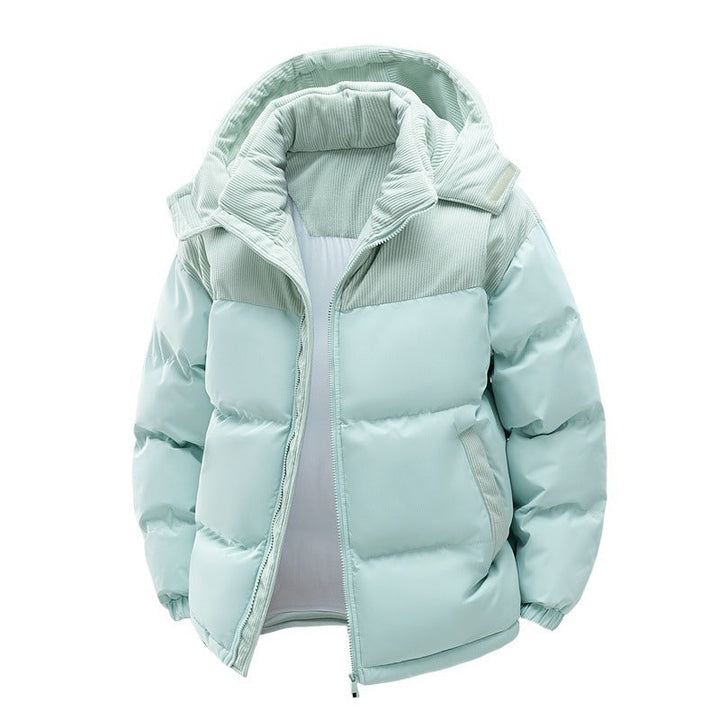 Women's Insulated Puffer Jacket with Cozy Lining and Adjustable Hood System
