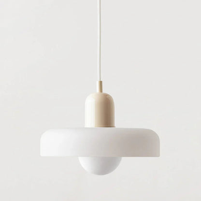Kiki's Way | Stained Glass Pendant Light – Brass Finish, G9