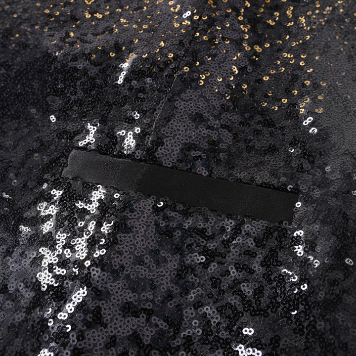 Men's Vest with Shimmering Sequins & Striking Look