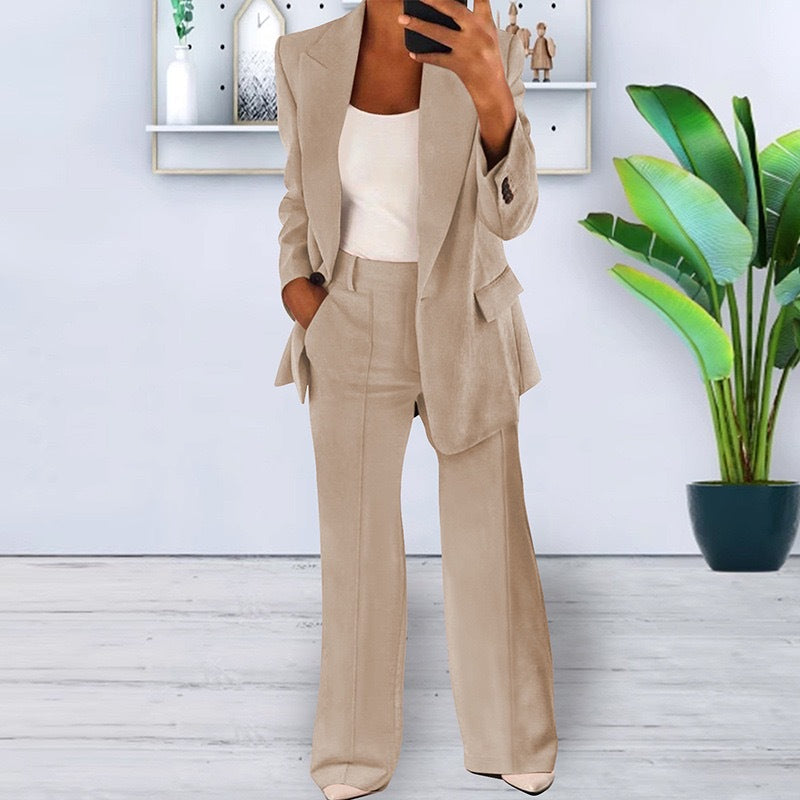 Elegant Wild Set, Blazer and Skirt