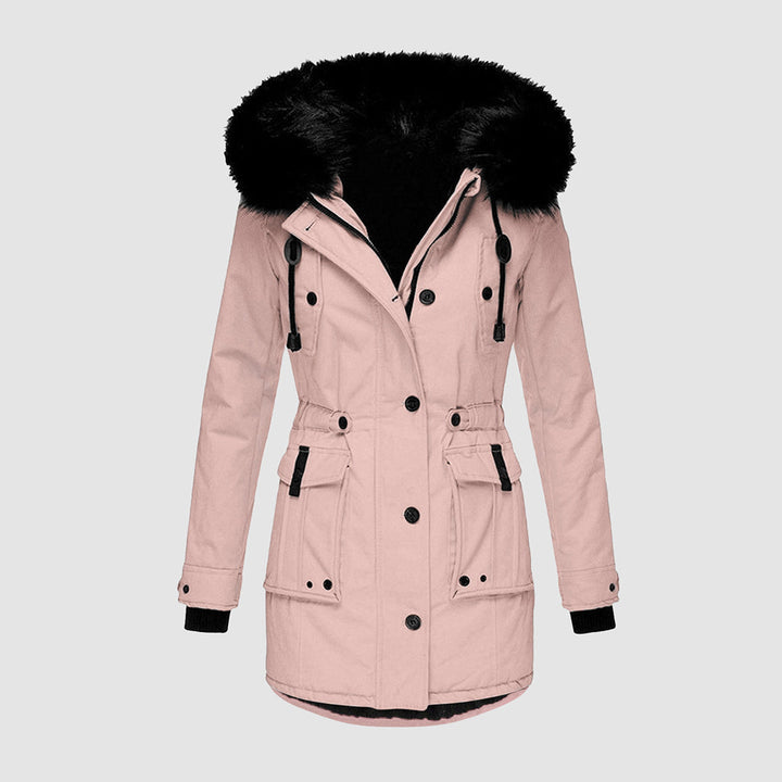 Waterproof Winter Jacket with Hood for Women