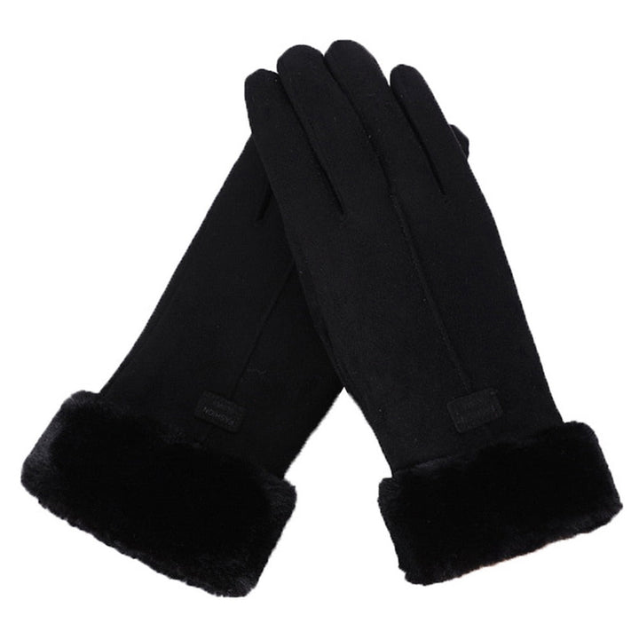 Chic and Stylish Winter Furry Gloves for Women