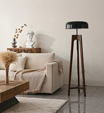 Kiki's Way | Alfred Walnut Table & Floor Lamp – Ash Wood
