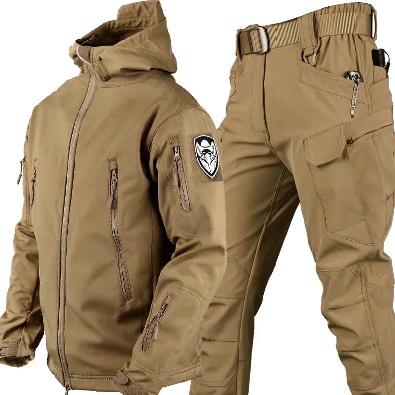 Tactical Windproof Outdoor Jacket and Pants