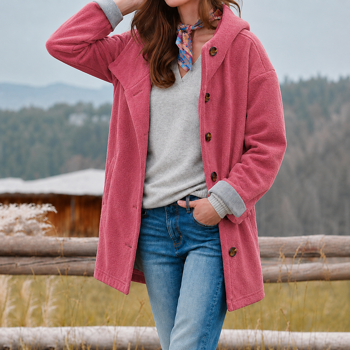 Elegant Thick Coat for Women