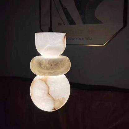 Kiki's Way | Zola Marble Pendant Light – Warm LED, 3 Sizes