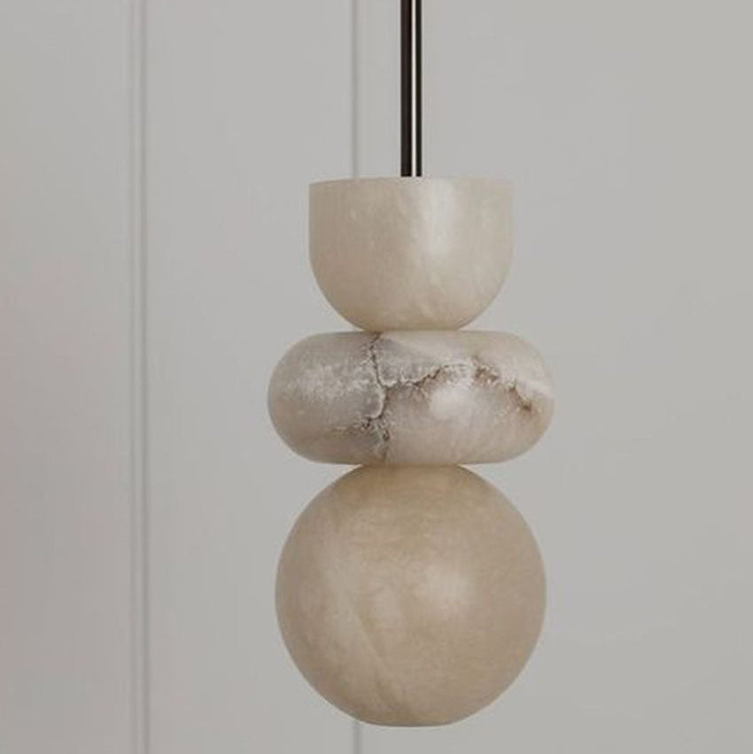 Kiki's Way | Zola Marble Pendant Light – Warm LED, 3 Sizes