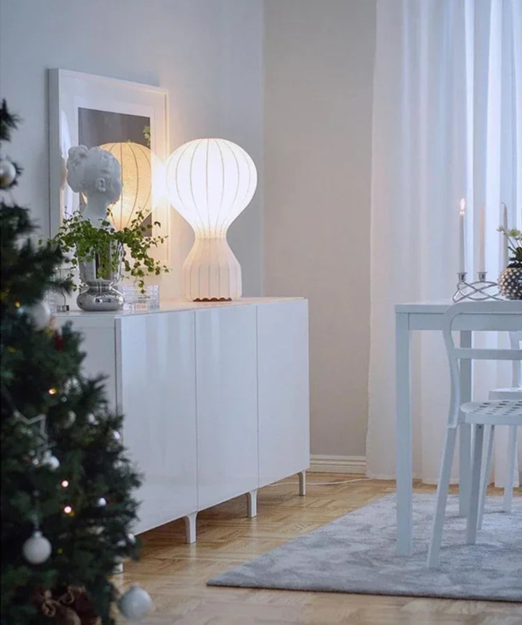 Kiki's Way | Andon Balloon Table Lamp – Chrome-Finished Iron