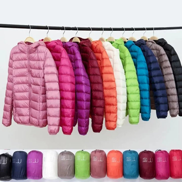 Ultra-Light Women's Down Jacket with Hood