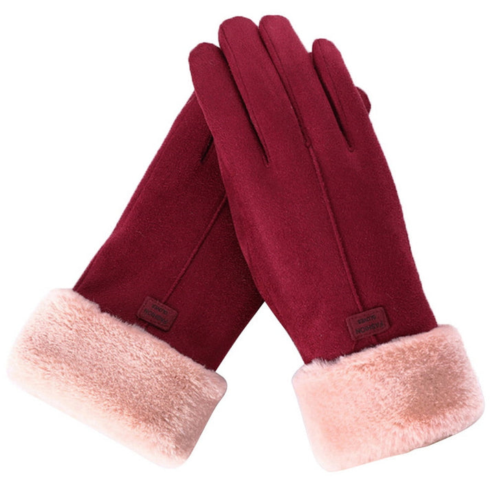 Chic and Stylish Winter Furry Gloves for Women