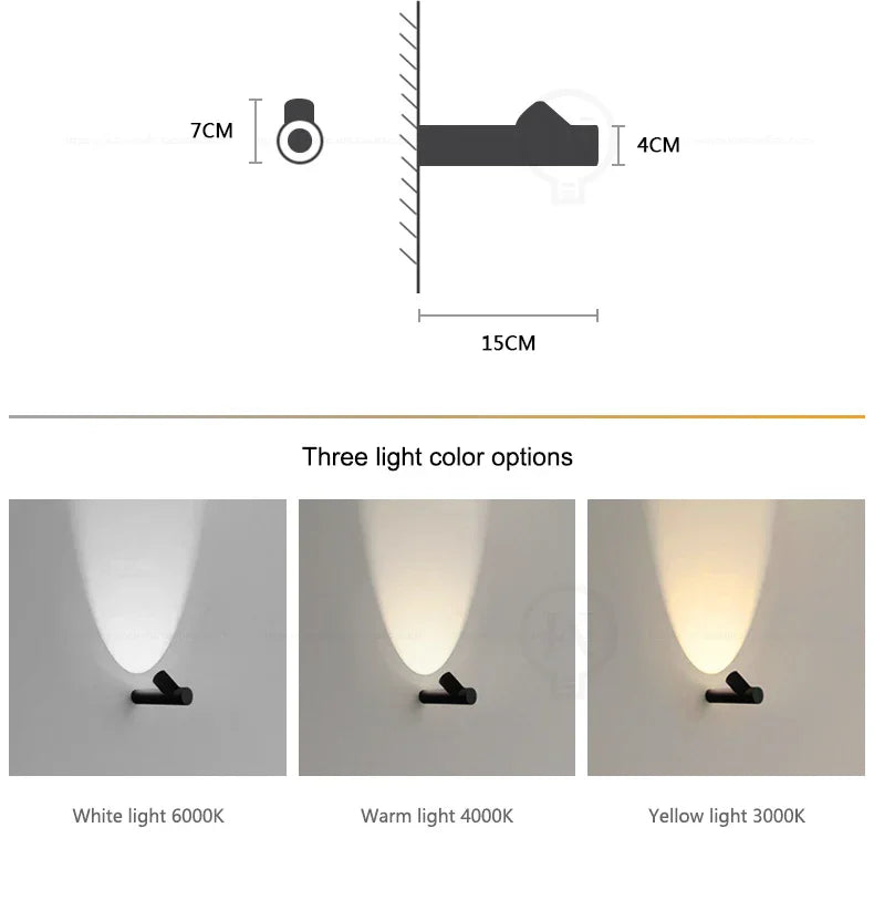 Kiki's Way | Alessia Cylinder Wall Light – Metal, 6 W COB LED