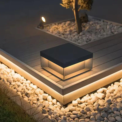 Kiki's Way | Abbie Solar Post Light – Stainless Steel, IP65