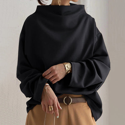 Chic Oversized Turtleneck Sweater