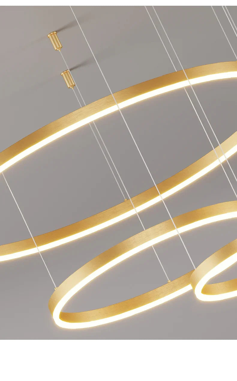 Kiki's Way | Fleur Ring Chandelier – Multi-Ring LED, Dimmable