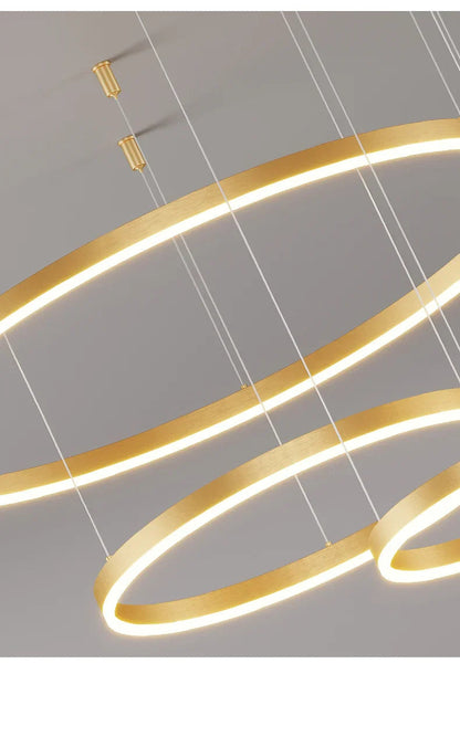 Kiki's Way | Fleur Ring Chandelier – Multi-Ring LED, Dimmable