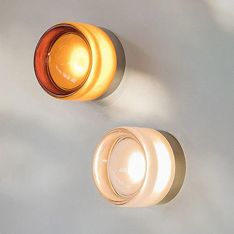 Kiki's Way | Acento Frosted Glass Wall Light – Warm White