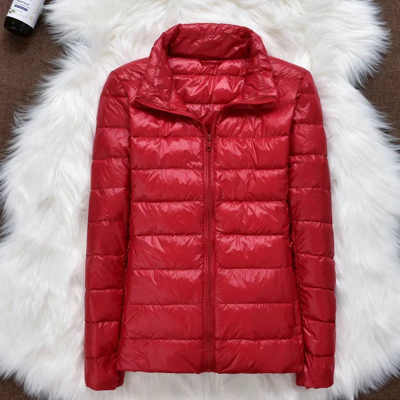 Ultra-Light Women's Down Jacket with Hood
