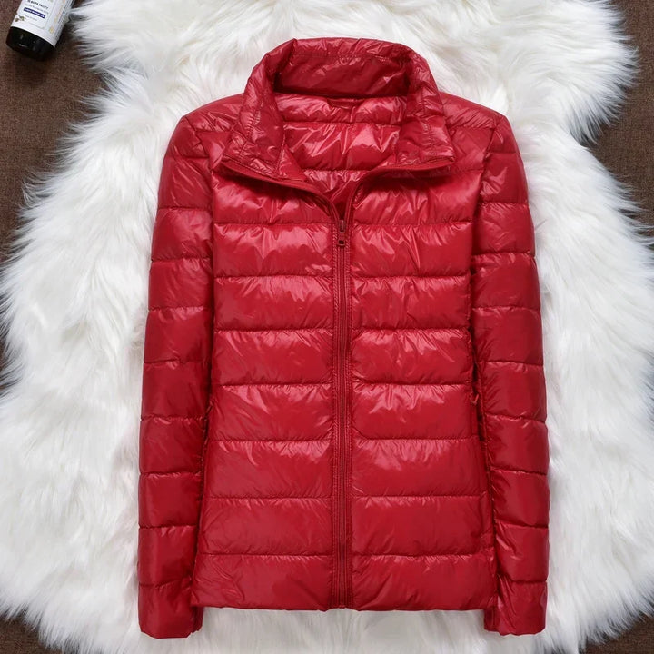 Ultra-Light Women's Down Jacket with Hood