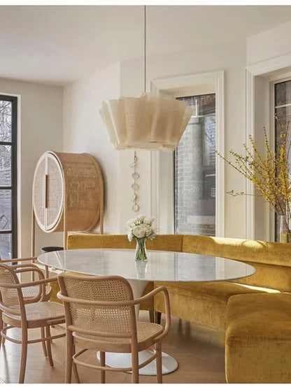 Kiki's Way | Ainara Fabric Pendant Light – Iron Frame, 3 Sizes